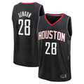 Elroe H.Rockets #28 Alperen Sengun Black Fast Break Replica Player Stitched Jerseys-Statement Edition