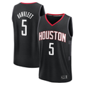 Elroe H.Rockets #5 Fred VanVleet Black Fast Break Replica Player Stitched Jerseys-Statement Edition