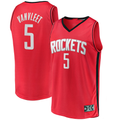 Elroe H.Rockets #5 Fred VanVleet Red Fast Break Replica Player Stitched Jerseys-Icon Edition