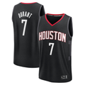 Elroe H.Rockets #7 Kevin Durant Black Fast Break Replica Player Stitched Jerseys-Statement Edition
