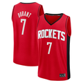 Elroe H.Rockets #7 Kevin Durant Red Fast Break Replica Player Stitched Jerseys-Icon Edition