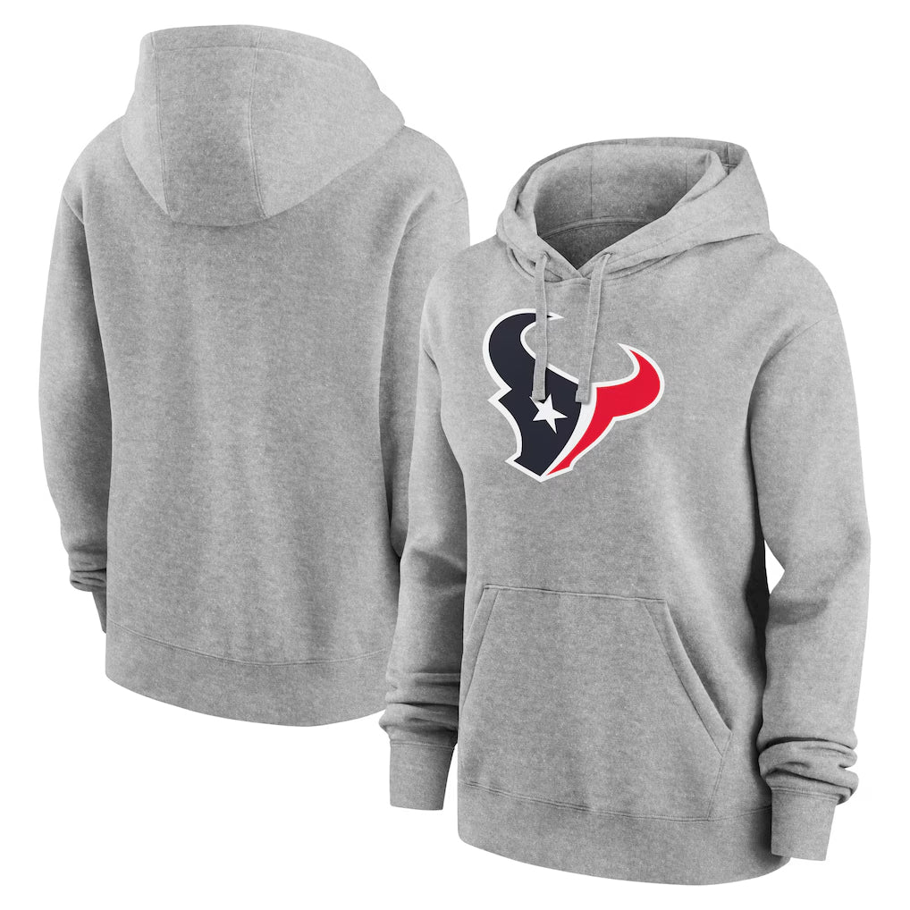 Elroe H.Texans Gray Salute to Service Hoodies Limited Game Blank Player Stitched Jerseys