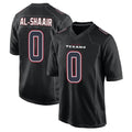 Elroe H.Texans #0 Azeez Al-Shaair Player Black Fashion Home Game Stitched Jerseys