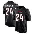 Elroe H.Texans #24 Derek Stingley Jr. Player Carbon Black Fashion Home Game Stitched Jerseys