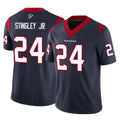 Elroe H.Texans #24 Derek Stingley Jr. Player Navy Limited Vapor F.U.S.E. Home Game Stitched Jerseys