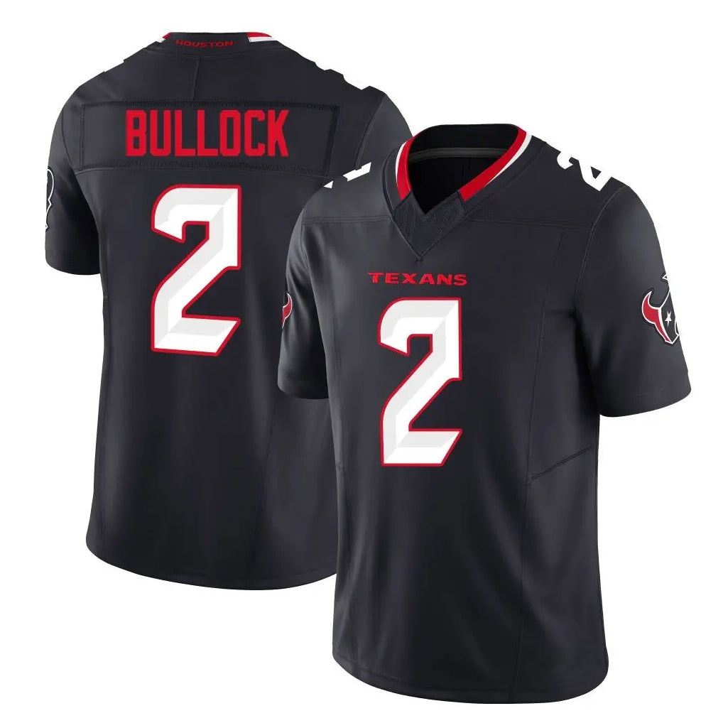 Elroe H.Texans #2 Calen Bullock Player Navy Limited Alternate Vapor F.U.S.E. Home Game Stitched Jerseys