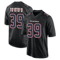 Elroe H.Texans #39 Henry To'oTo'o Player Black Fashion Home Game Stitched Jerseys