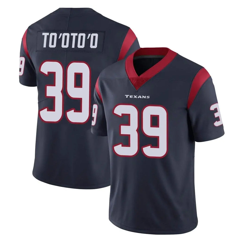 Elroe H.Texans #39 Henry To'oTo'o Player Navy Limited Vapor Untouchable Home Game Stitched Jerseys