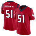 Elroe H.Texans #51 Will Anderson Jr. Player Red Limited Vapor F.U.S.E. Home Game Stitched Jerseys