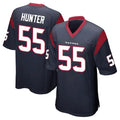 Elroe H.Texans #55 Danielle Hunter Player Navy Home Game Stitched Jerseys