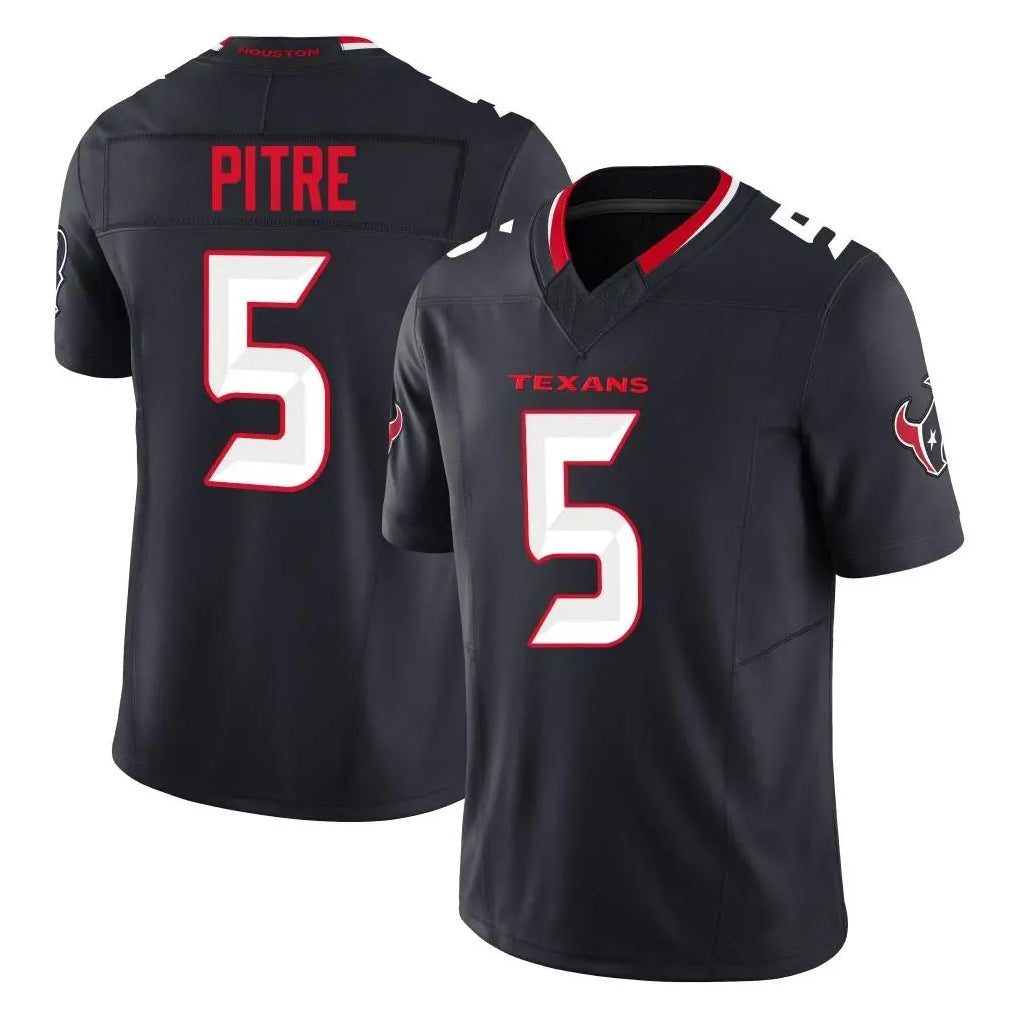 Elroe H.Texans #5 Jalen Pitre Player Navy Limited Alternate Vapor F.U.S.E. Home Game Stitched Jerseys