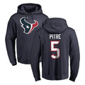 Elroe H.Texans #5 Jalen Pitre Player Navy Pro Line Pullover Hoodie Limited Game Stitched Jerseys