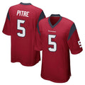 Elroe H.Texans #5 Jalen Pitre Player Red Home Game Stitched Jerseys
