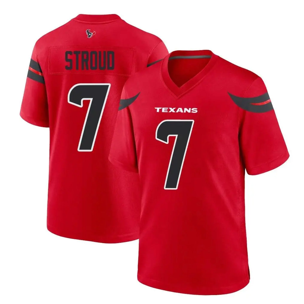 Elroe H.Texans #7 CJ Stroud Player Red Alternate Home Game Stitched Jerseys