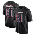 Elroe H.Texans #81 Jayden Higgins Player Black Fashion Home Game Stitched Jerseys