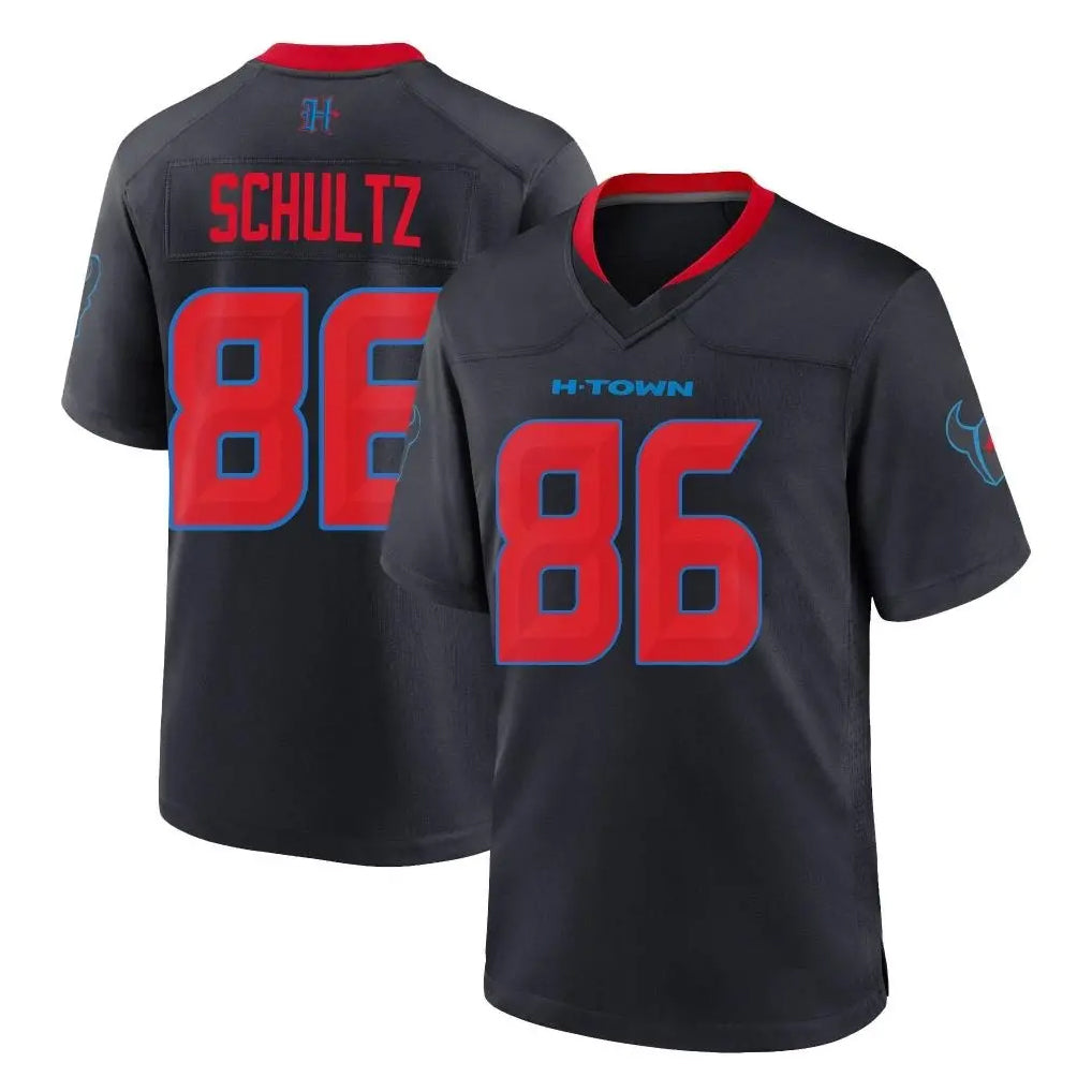 Elroe H.Texans #86 Dalton Schultz Player Navy 2nd Alternate Home Game Stitched Jerseys