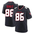 Elroe H.Texans #86 Dalton Schultz Player Navy Team Home Game Stitched Jerseys