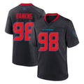 Elroe H.Texans #98 Sheldon Rankins Player Navy 2nd Alternate Home Game Stitched Jerseys