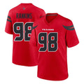 Elroe H.Texans #98 Sheldon Rankins Player Red Alternate Home Game Stitched Jerseys