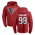 Elroe H.Texans #98 Sheldon Rankins Player Red Pro Line Pullover Hoodie Limited Game Stitched Jerseys