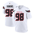 Elroe H.Texans #98 Sheldon Rankins Player White Home Game Stitched Jerseys