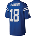 Elroe IN.Colts #18 Peyton Manning Mitchell & Ness Royal Big & Tall 1998 Retired Player Replica Stitched Puhic  Jersey