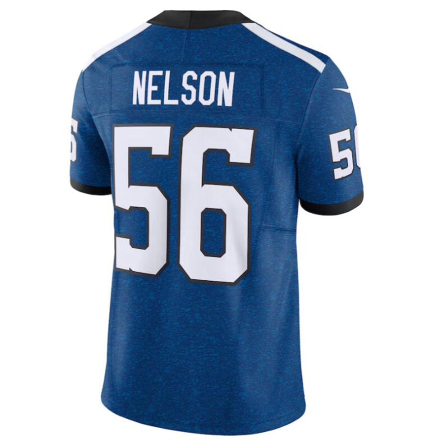 Elroe IN.Colts #56 Quenton Nelson Blue Vapor F.U.S.E. Limited Jersey American Stitched Jerseys