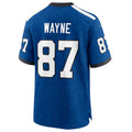 Elroe IN.Colts #87 Reggie Wayne Royal Retired Player Game Jersey American Stitched Football Jerseys