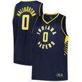 Elroe I.Pacers #0 Tyrese Haliburton  Navy Big & Tall Fast Break Jerseys - Icon Edition