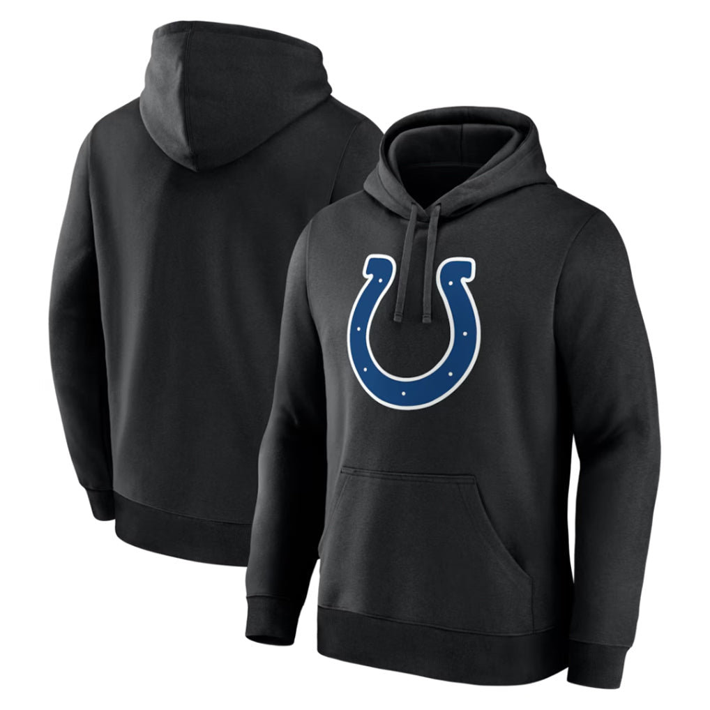 Elroe IN.Colts Black Logo Pullover Hoodie Limited Blank Player Stitched Jerseys