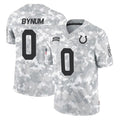 Elroe IN.Colts #0 Camryn Bynum Player Arctic Camo Salute To Service Limited Game Stitched Jerseys