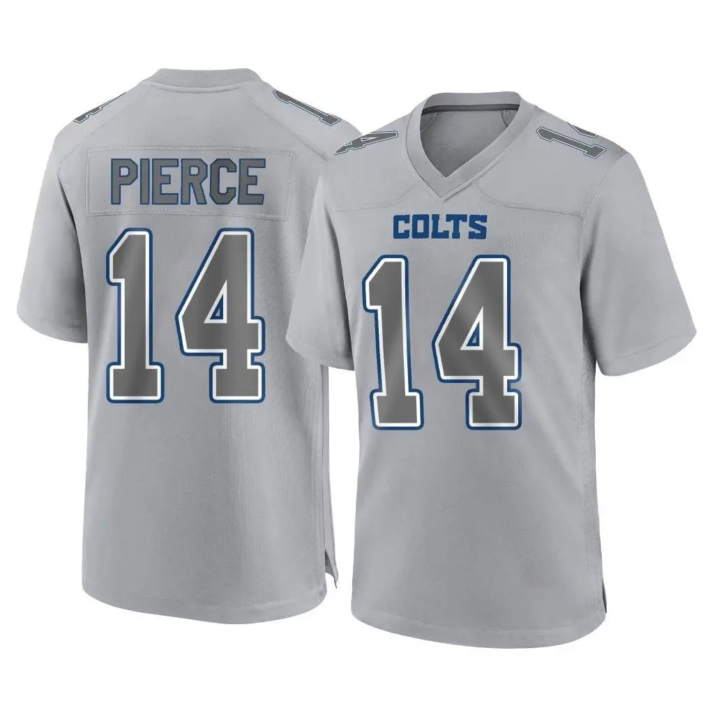Elroe IN.Colts #14 Alec Pierce Player Gray Atmosphere Fashion Home Game Stitched Jerseys