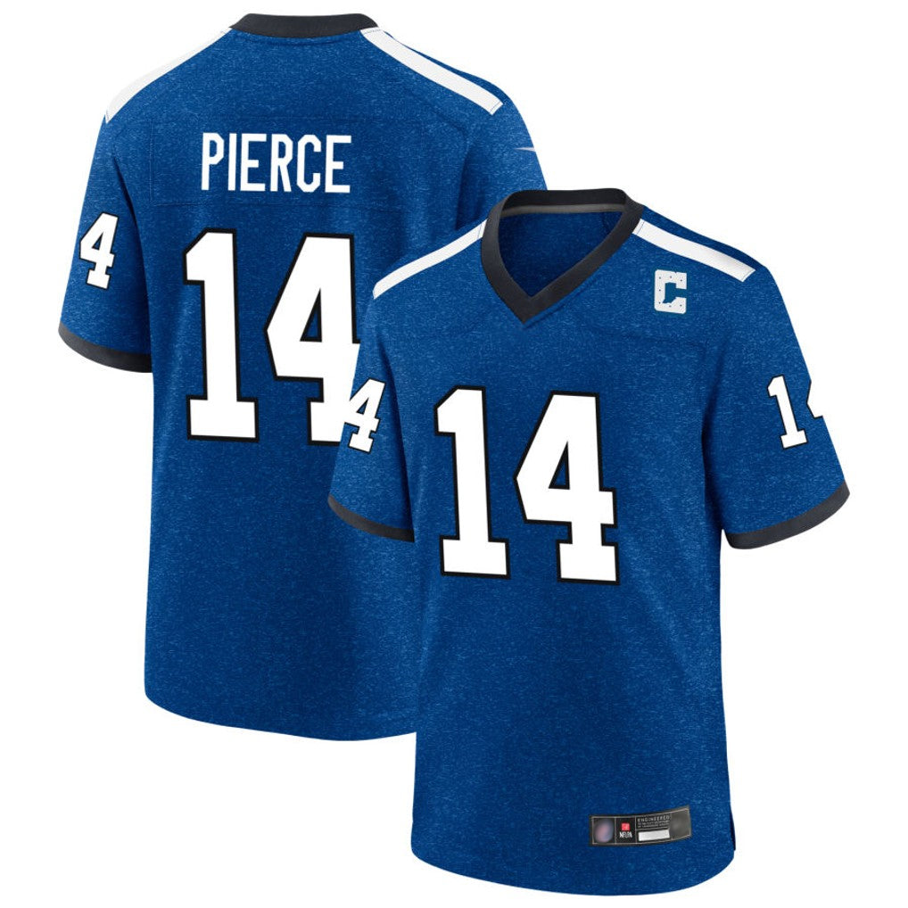 Elroe IN.Colts #14 Alec Pierce Player Royal Alternate Indiana Nights Home Game Stitched Jerseys