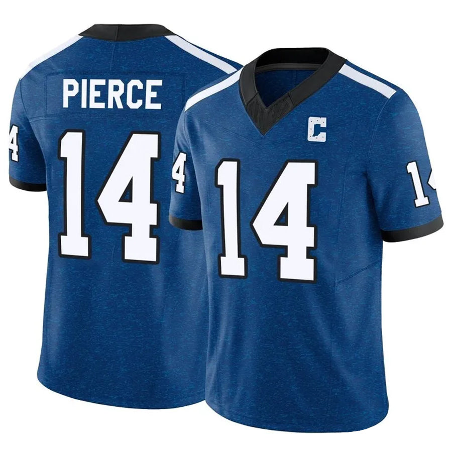 Elroe IN.Colts #14 Alec Pierce Player Royal Vapor F.U.S.E. Limited Stitched Jerseys