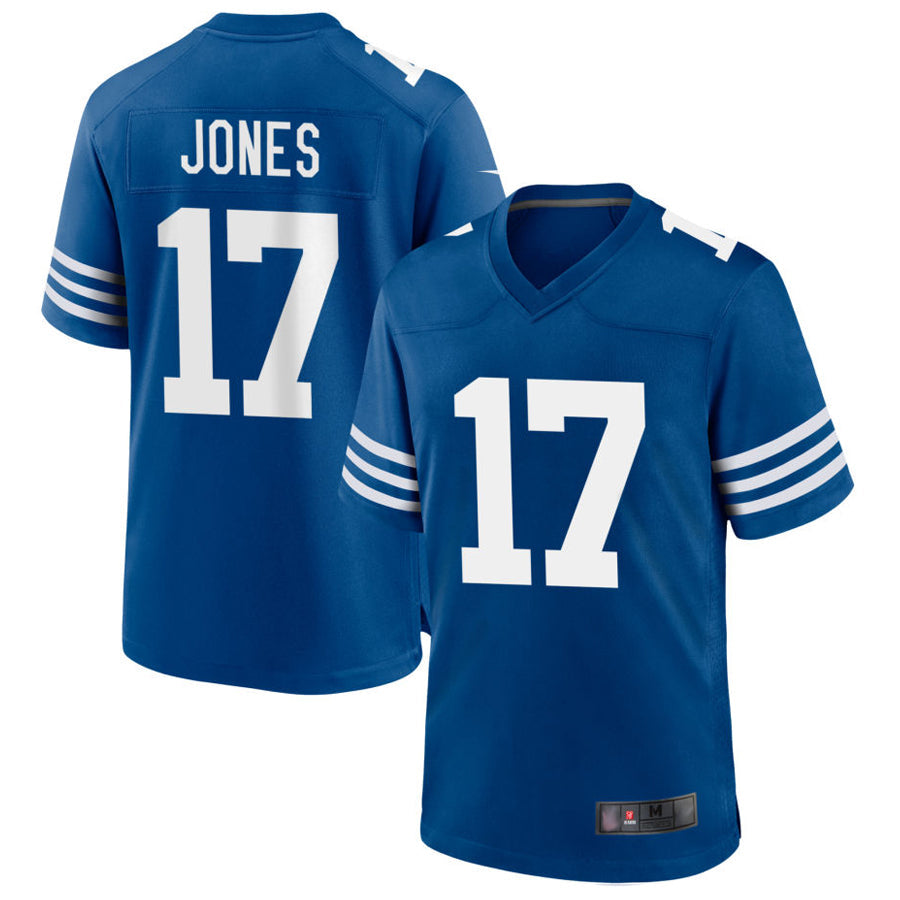 Elroe IN.Colts #17 Daniel Jones Player Royal Limited Game Stitched Jerseys