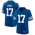 Elroe IN.Colts #17 Daniel Jones Player Royal Limited Game Stitched Jerseys