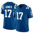 Elroe IN.Colts #17 Daniel Jones Player Royal Limited Vapor F.U.S.E. Home Game Stitched Jerseys