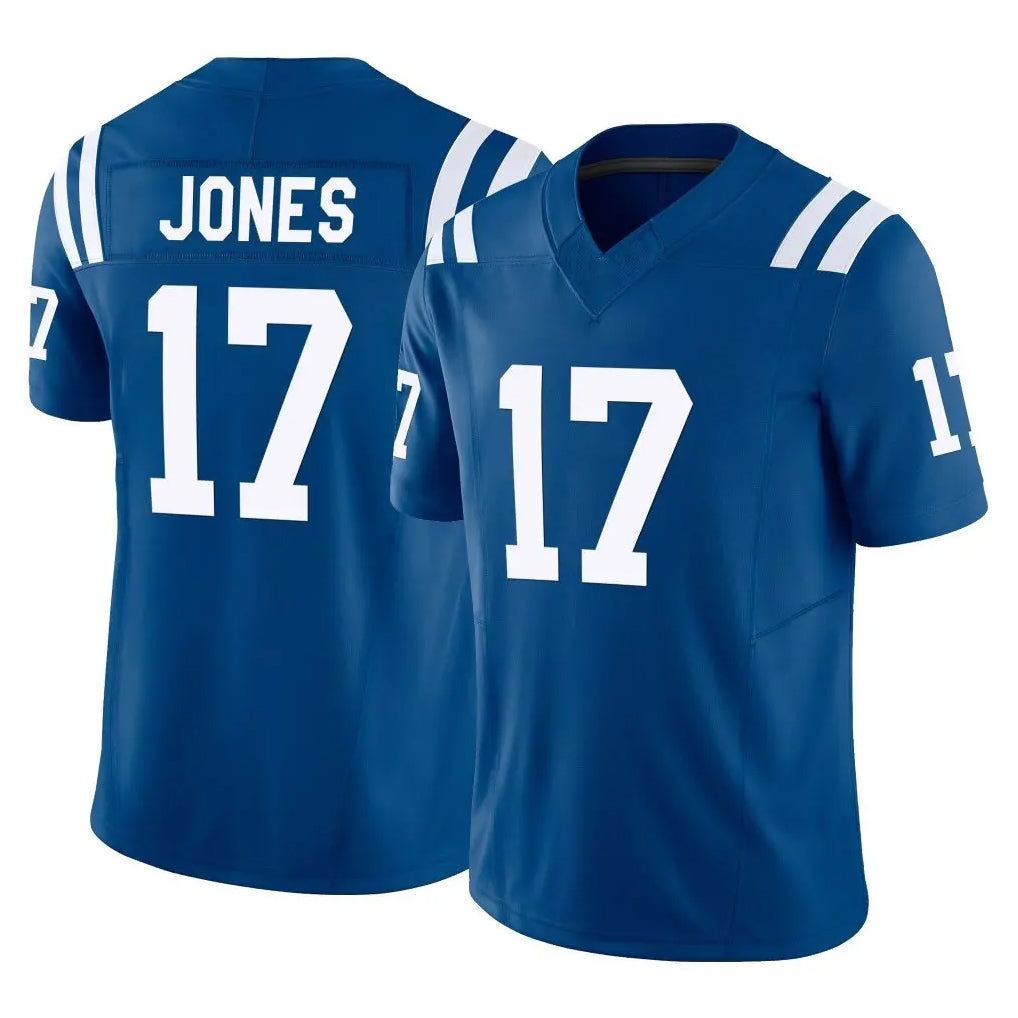 Elroe IN.Colts #17 Daniel Jones Player Royal Limited Vapor F.U.S.E. Home Game Stitched Jerseys