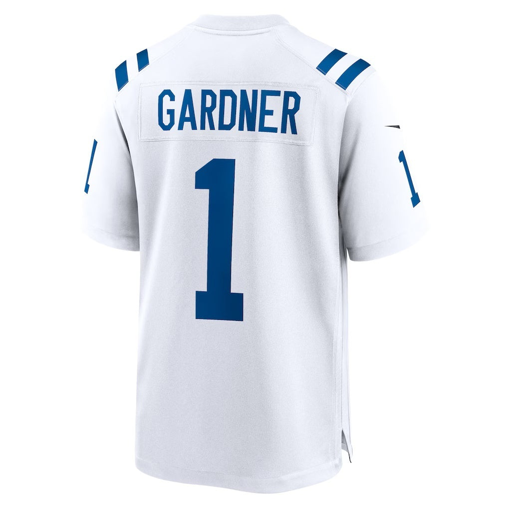 Elroe IN.Colts #1 Ahmad Sauce Gardner White Game Stitched Jerseys