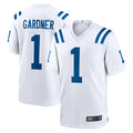Elroe IN.Colts #1 Sauce Gardner Player White Home Game Stitched Jerseys