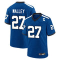 Elroe IN.Colts #27 Justin Walley Player Royal Alternate Indiana Nights Home Game Stitched Jerseys