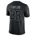 Elroe IN.Colts #28 Jonathan Taylor Player RFLCTV Limited Black Stitched Jerseys