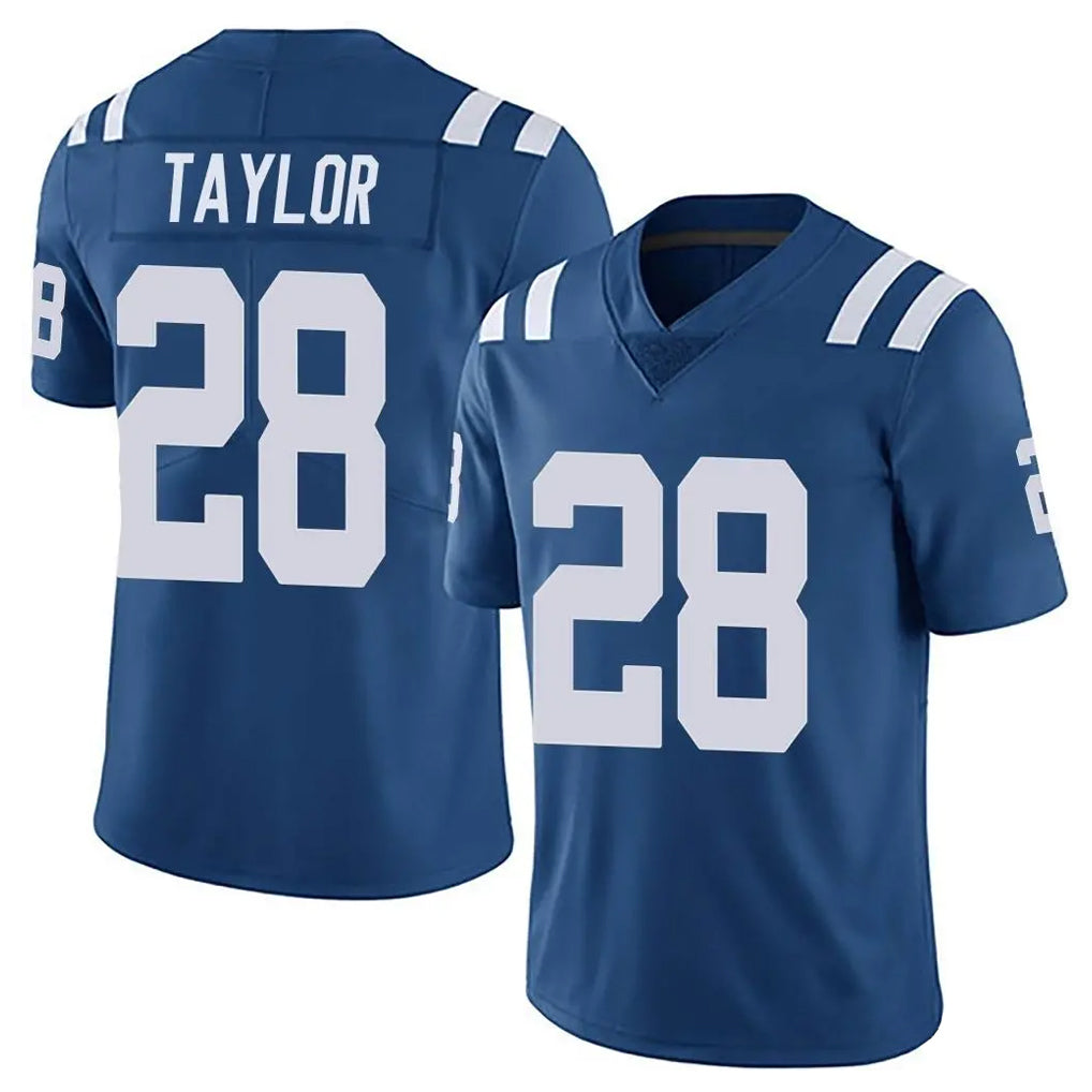 Elroe IN.Colts #28 Jonathan Taylor Player Royal Limited Vapor Untouchable Home Game Stitched Jerseys