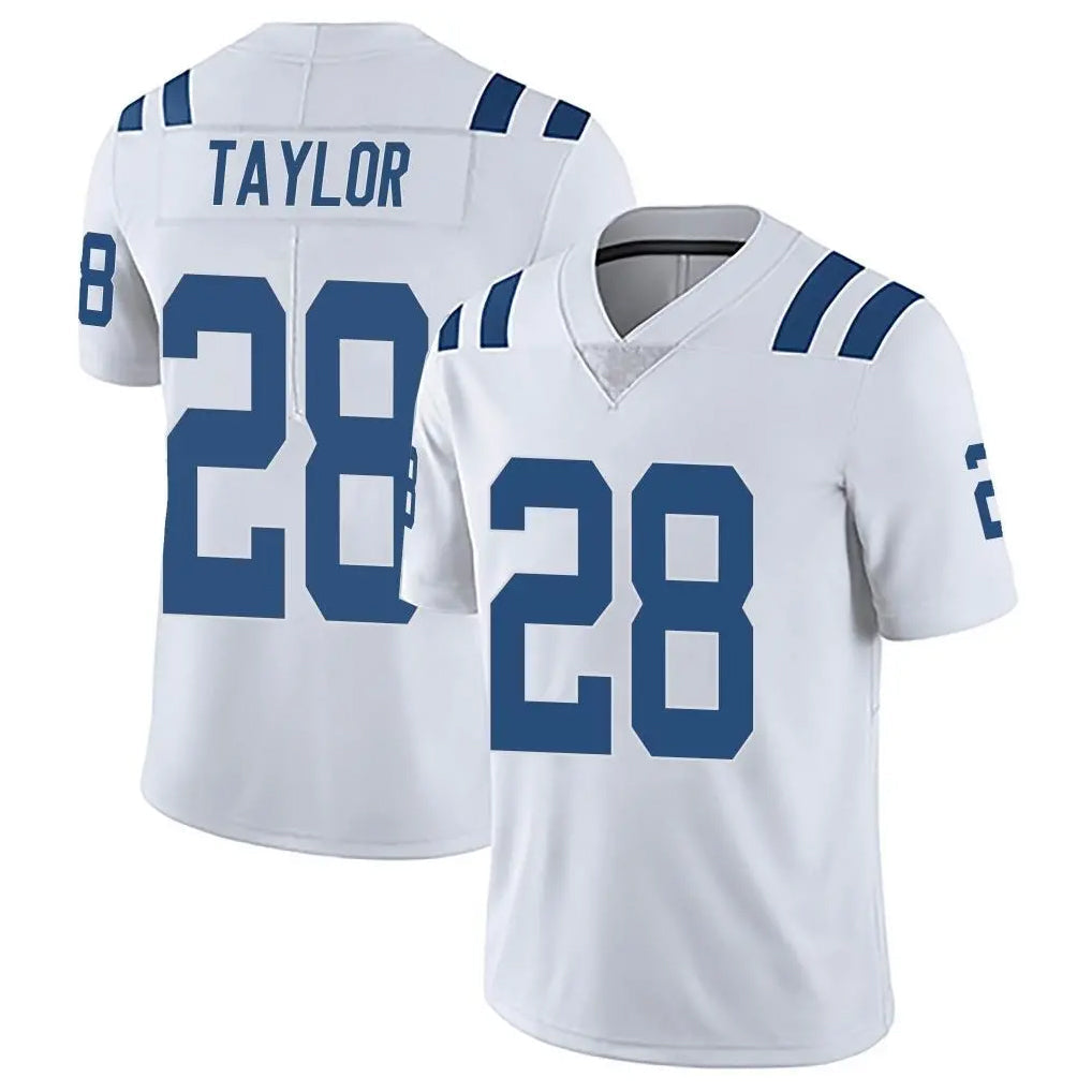 Elroe IN.Colts #28 Jonathan Taylor Player White Limited Vapor Untouchable Home Game Stitched Jerseys