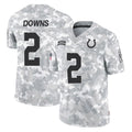 Elroe IN.Colts #2 Josh Downs Player Arctic Camo Salute To Service Limited Game Stitched Jerseys