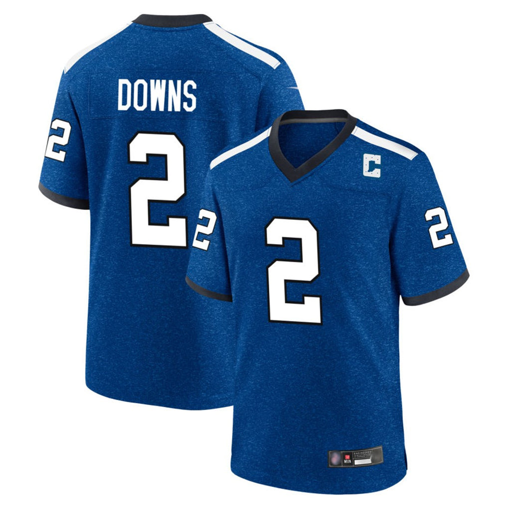 Elroe IN.Colts #2 Josh Downs Player Royal Alternate Indiana Nights Home Game Stitched Jerseys