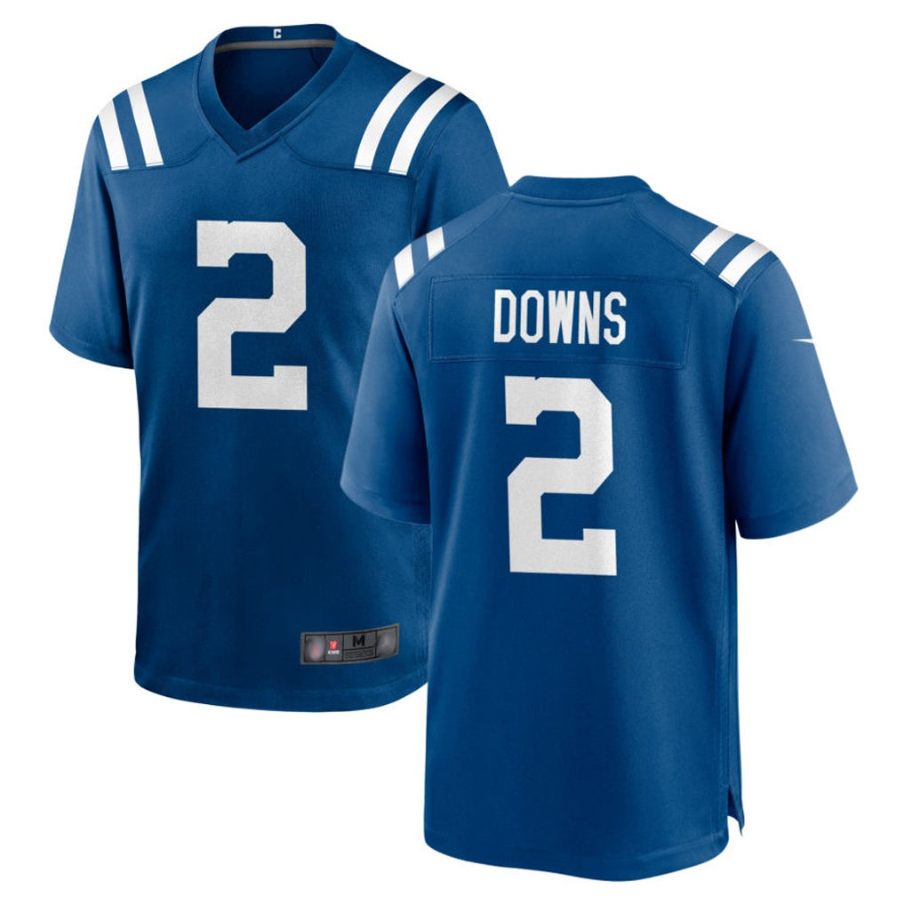 Elroe IN.Colts #2 Josh Downs Player Royal Home Game Stitched Jerseys