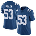 Elroe IN.Colts #53 CJ Allen Player Royal Limited Vapor Untouchable Home Game Stitched Jerseys