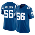 Elroe IN.Colts #56 Quenton Nelson Player Royal Limited Vapor F.U.S.E. Home Game Stitched Jerseys
