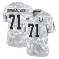 Elroe IN.Colts #71 Matt Goncalves Player Arctic Camo Salute To Service Limited Game Stitched Jerseys
